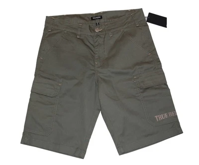 Pantalones cortos cargo True Religion para hombre Kalmata Militant verde 36 nuevos con etiquetas Foto 1 de 2
