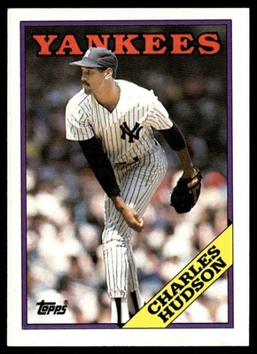 1988 Topps Charles Hudson New York Yankees #636 - Image 1 of 2