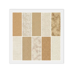 Layer Cake - 20) 10" x 10" CAMEL BEIGE GINER NATURAL Squares, 100% Cotton Fabric - Picture 1 of 11