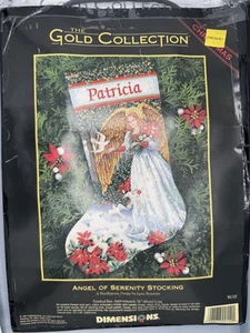 Dimensions Gold Collection Angel Of Serenity Stocking CCS Kit 9110 Neu - Bild 1 von 4