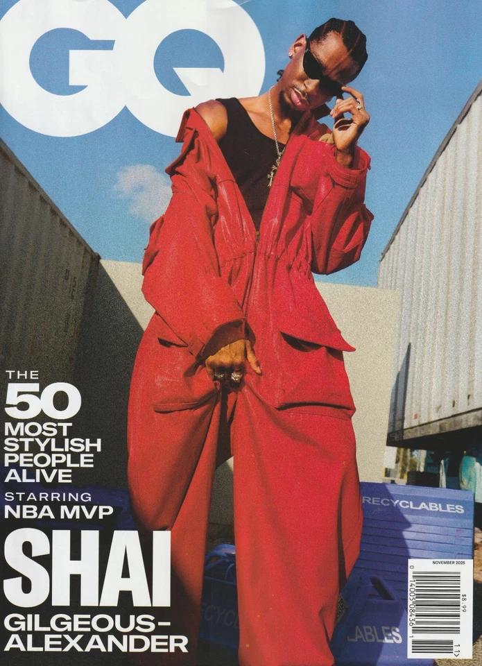 GQ Gentlemen's Quarterly Magazine November 2025 Shai Gilgeous-Alexander - Image 1 of 1