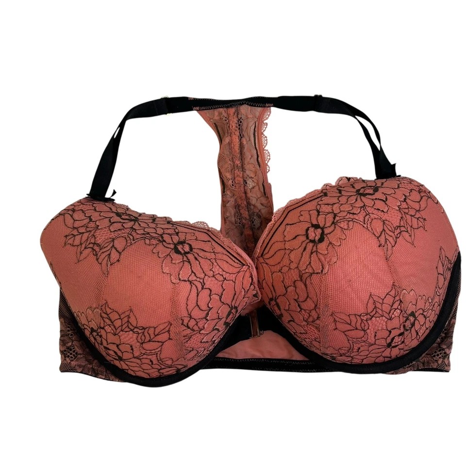 Sujetador Cacique 40DD Boost Plunge espalda deportiva ligeramente forrado acolchado con aros para mujer’s Foto 1 de 4