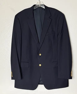 Lauren Ralph Lauren Mens Blazer  Navy Blue Sport Coat Formal Preppy Business - Picture 1 of 19