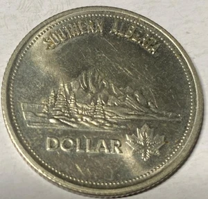 1975 Southern Alberta $1.00 Gaming Token (k) - Picture 1 of 2