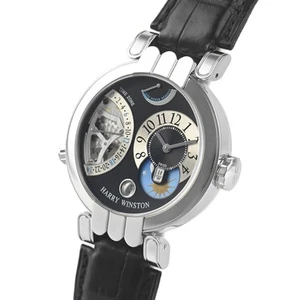 harry winston Premiere Excenter Time Zone 200/mmTZ39  TO07416 - Picture 1 of 7