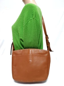 VINTAGE LONGCHAMP HELLBRAUN LEDER CROSSBODY SCHULTERTASCHE - Bild 1 von 16