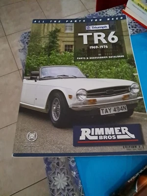 TRIUMPH TR6 1969-1976 Part & Accessories Catalogue - Immagine 1 di 3