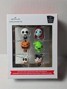 Hallmark Nightmare Before Christmas Miniatur Mini Ornamente Stck. Tim Burton - Bild 1 von 11