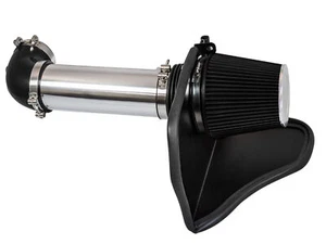 BLACK AIR INTAKE KIT + HEAT SHIELD FOR 05-10 Challenger 300C HEMI 5.7L 6.1L V8 - Picture 1 of 7