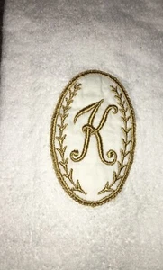 Vintage Martex Monogrammed “K” Hand Towel NWOT - Picture 1 of 7