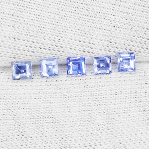 Tanzanite blu AA+ naturale lucentezza 1,08 ct 3 mm quadrata....!!!!!! - Foto 1 di 1