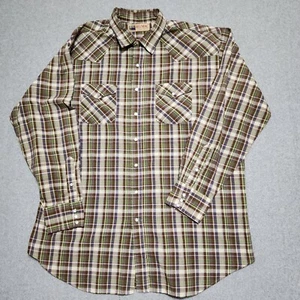 Big Mac Western Pearl Snap Hemd XXL X TALL mehrfarbig kariert USA XXLXT Vintage - Bild 1 von 8