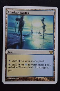 Magic The Gathering MTG ADARKAR WASTES Ninth Edition LP Lightly Played - Picture 1 of 2