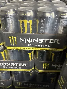 Confezione da 12 bevande energetiche sportive Monster Energy Reserve ananas bianco, 16 fl oz - Foto 1 di 2