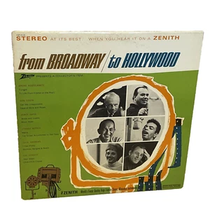 Various From Broadway To Hollywood (Vinyl) Zenith CSP 213S VG LP Record Album - Picture 1 of 9