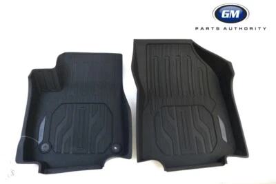 GMC Terrain 2018-2023 forros de piso delantero para todo clima 84449401 negro OEM GM  Foto 1 de 4