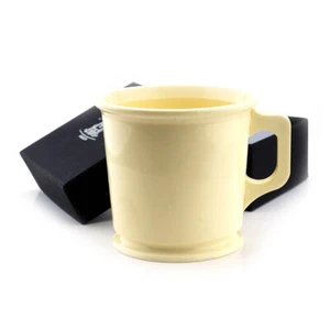 Taza de afeitar de alta calidad taza de afeitar barba afeitado limpia en colores marfil - Imagen 1 de 5