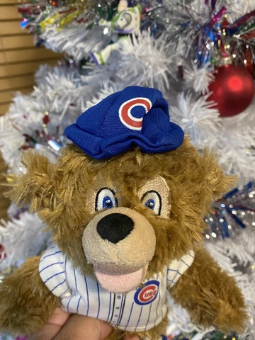 chicago cubs mascot teddy bear Kids Club Clark Plush Cover