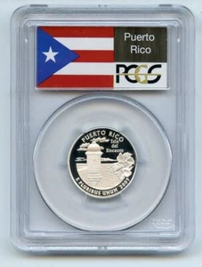 2009 S 25C Silver Puerto Rico Quarter PCGS PR70DCAM - Picture 1 of 2