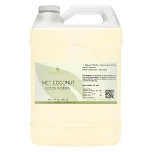 Aceite de coco líquido MCT, vegano - aceite de coco fraccionado para cara, cabello, masaje - Imagen 1 de 1