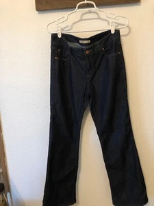 CAbi Wide Leg Flare Jeans Women's 8 Stretch Mid Rise - Picture 1 of 4