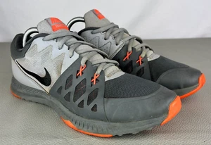 Nike Mens Air Epic Speed TR II Sneakers 852456-004 Gray Orange Mesh Trainer 10.5 - Picture 1 of 11