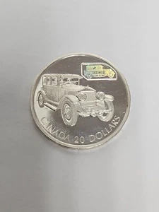Elizabeth II The William D. Lawrence -Reverse side Car $20 - Silver 925 - Picture 1 of 2