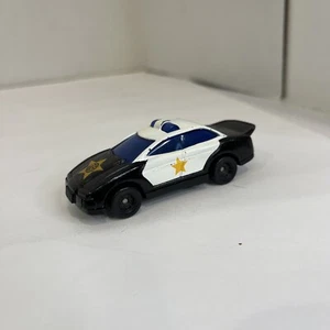 Vintage Hot Wheels 1993 Police Car Black & White With Spoiler Mc22 805 - Picture 1 of 6