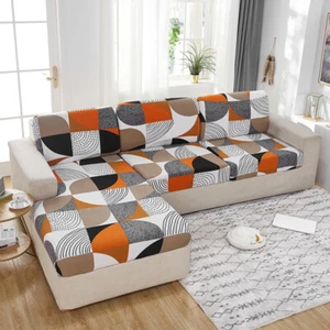 Sofa Cover Stretch Couch Cushion Cover L Shape Sofa Covers Chaise Lounge Covers - Picture 1 of 36