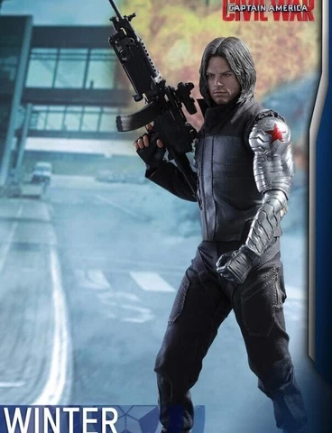 Winter Soldier Superhero Action Figure Model Kit 1/12 Scale 30 cm Height Pvc Toy Cover