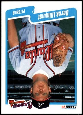 Derek Lilliquist #588b 1990 Fleer - Image 1 of 2
