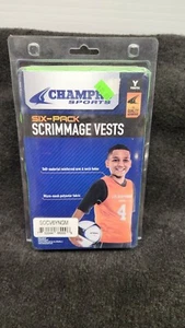 CHAMPRO Scrimmage Vest Green 6/PK basketball, soccer, football, lacrosse - Picture 1 of 2