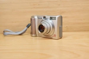 Vintage Canon Powershot A20 2.1 MP Digital Camera 3x Optical Zoom, Made in Japan - Picture 1 of 10