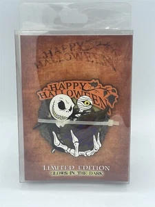 JACK SKELINGTON Happy Halloween 2012 DISNEY LE 1000 Pin Jumbo Brilla en la Oscuridad NUEVO - Imagen 1 de 1