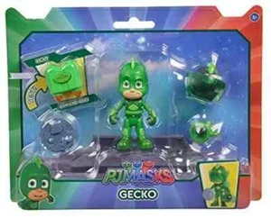 SIMBA PJ MASKS SUPER PIGIAMINI SET GEKO GEKKO CON ACCESSORI MISSIONE LUNARE - Foto 1 di 2