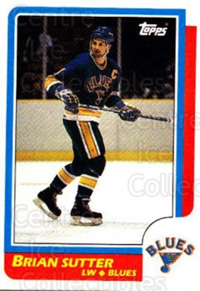 1986-87 Topps #72 Brian Sutter - Image 1 of 1