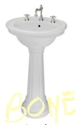 St Thomas Creations 5126.122.02 Mayfair 12 polegadas conjunto central pedestal pia em osso - Imagem 1 de 4