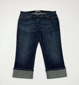 Benetton jeans shorts bermuda donna usato W34 tg 48 denim pantalone corto T6904 - Foto 1 di 12