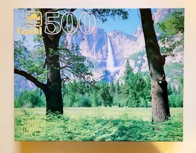 Golden Guild 500 Piece Yosemite Falls Puzzle 15 x18 in Vintage Free Shipping - Image 1 of 3