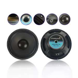2 pezzi woofer altoparlante PA 12 pollici 2000 W subwoofer audio ricambio woofer bassi - Foto 1 di 24