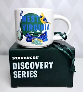 NUOVA tazza Starbucks West Virginia ornamento Discovery serie 2 oz caffè espresso - Foto 1 di 7