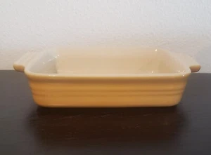 Le Creuset~Stoneware Rectangle Casserole Baking Dish Blue 7” X 5” X 2” - Picture 1 of 7