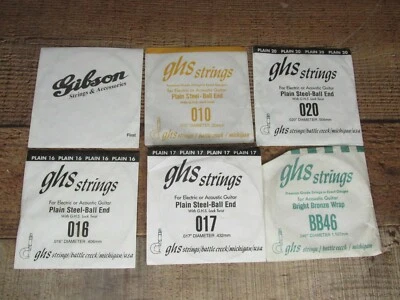 Gibson 弦及配件纯钢-球端和亮青铜包裹弦 — 第 1/4 张图片