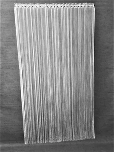 Heritage Lace White Lori Fringe Window Panel 60" x 84" Livingroom Bedroom - Picture 1 of 5