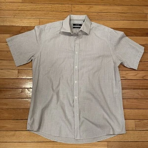 Camisa Burton of London para Hombre Grande Mangas Cortas Informal Botones Tablero de Ajedrez - Imagen 1 de 5