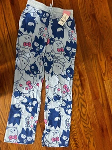 NWT Sanrio Hello Kitty Blue Sweatpants Size XS - Picture 1 of 3