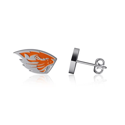 Dayna Designs Oregon State Beavers Enamel Post Earrings Cover