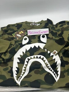 AUTHENTIC BAPE Long Sleeve Shirt 1st Camo ( Japanese Large ) ( US Medium ) - Picture 1 of 9