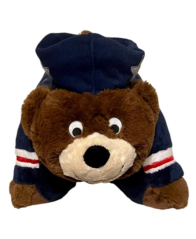 New England Patriots My Pillow Pets 2009 Plush Teddy Bear NFL Football 18" Folds Cover