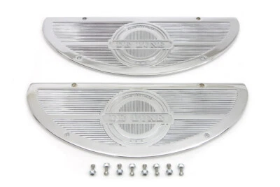 Deluxe Footboard Insert Chrome fits Harley Davidson - Image 1 of 4